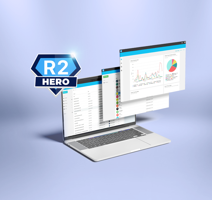 screenshot of R2 Rental Equipment Management Software